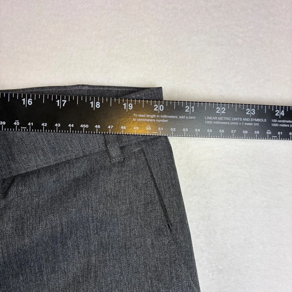 Levi's Action Slacks Men 42x30 Gray Vintage Polyester Dress Pants Business Casua